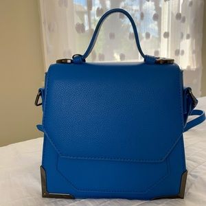 Bold blue crossbody or shoulder bag